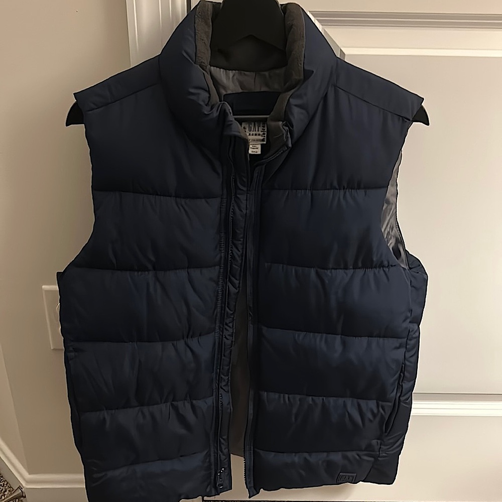 Gap Teen Boys Blue Puffer Vest. Size 18-20 XXL